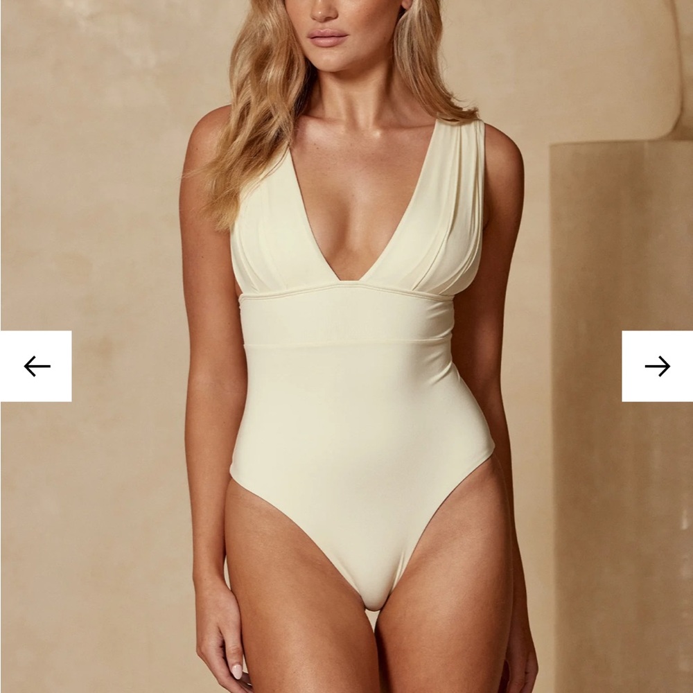 Monday Swimwear- ARUBA ONE PIECE - IVORY- Small